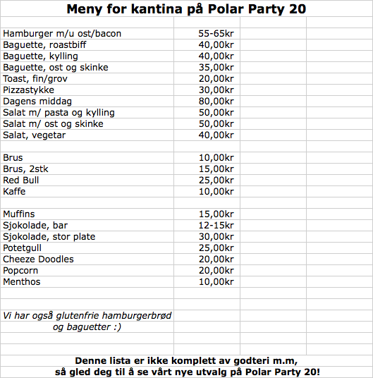 meny kantine pp20